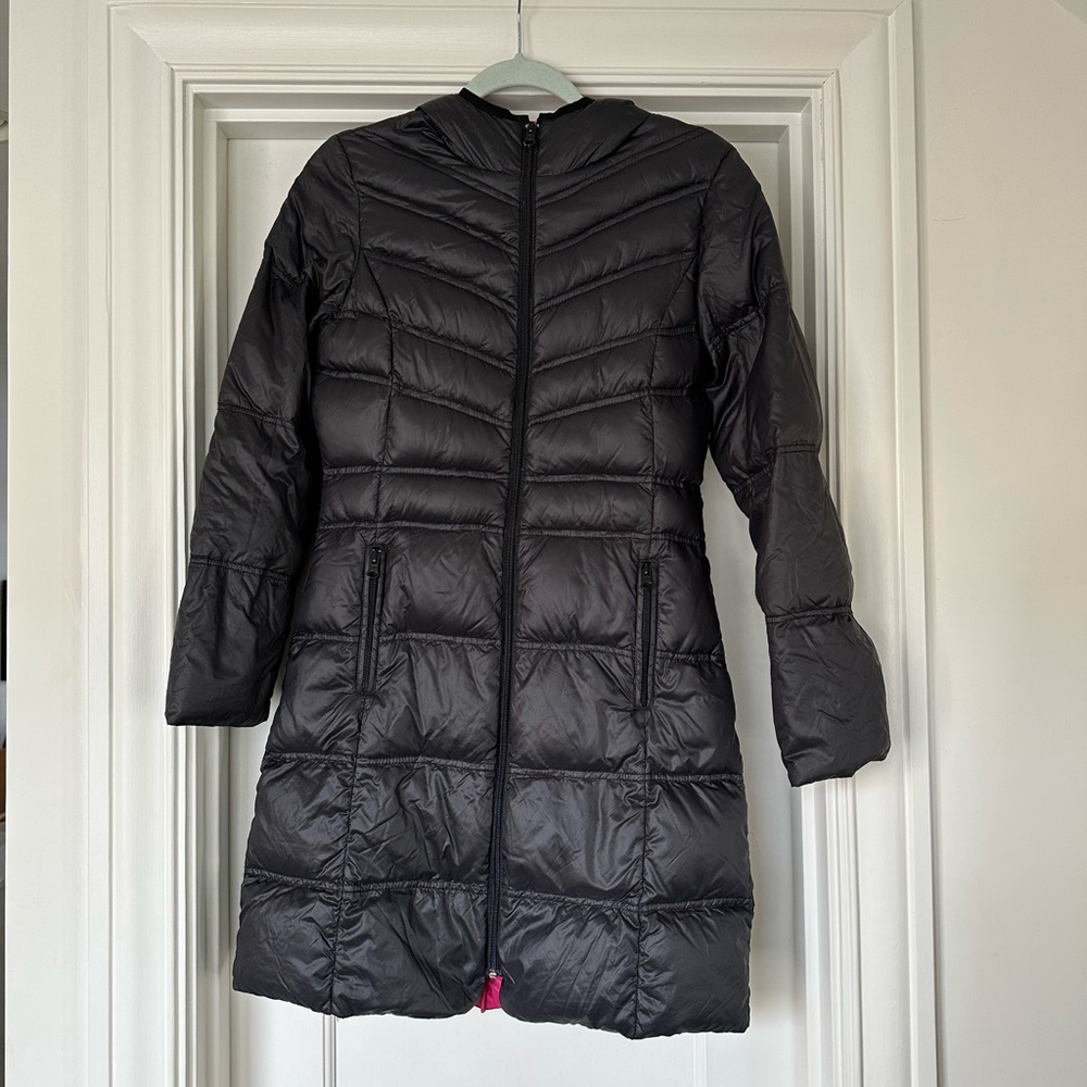 Bernardo Long Packable Puffer Coat